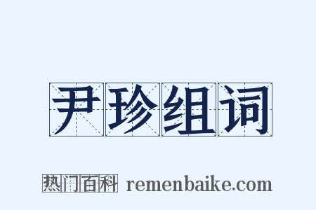 尹珍组词是什么意思的图片
